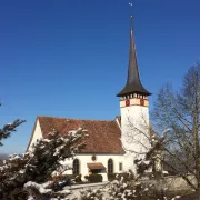 Kirche Mühleberg-saniert 2017-01_mit Schnee (Beatrice Moretto)